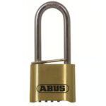 Abus 180IB 50mm Long Shackle Combination Brass Padlock